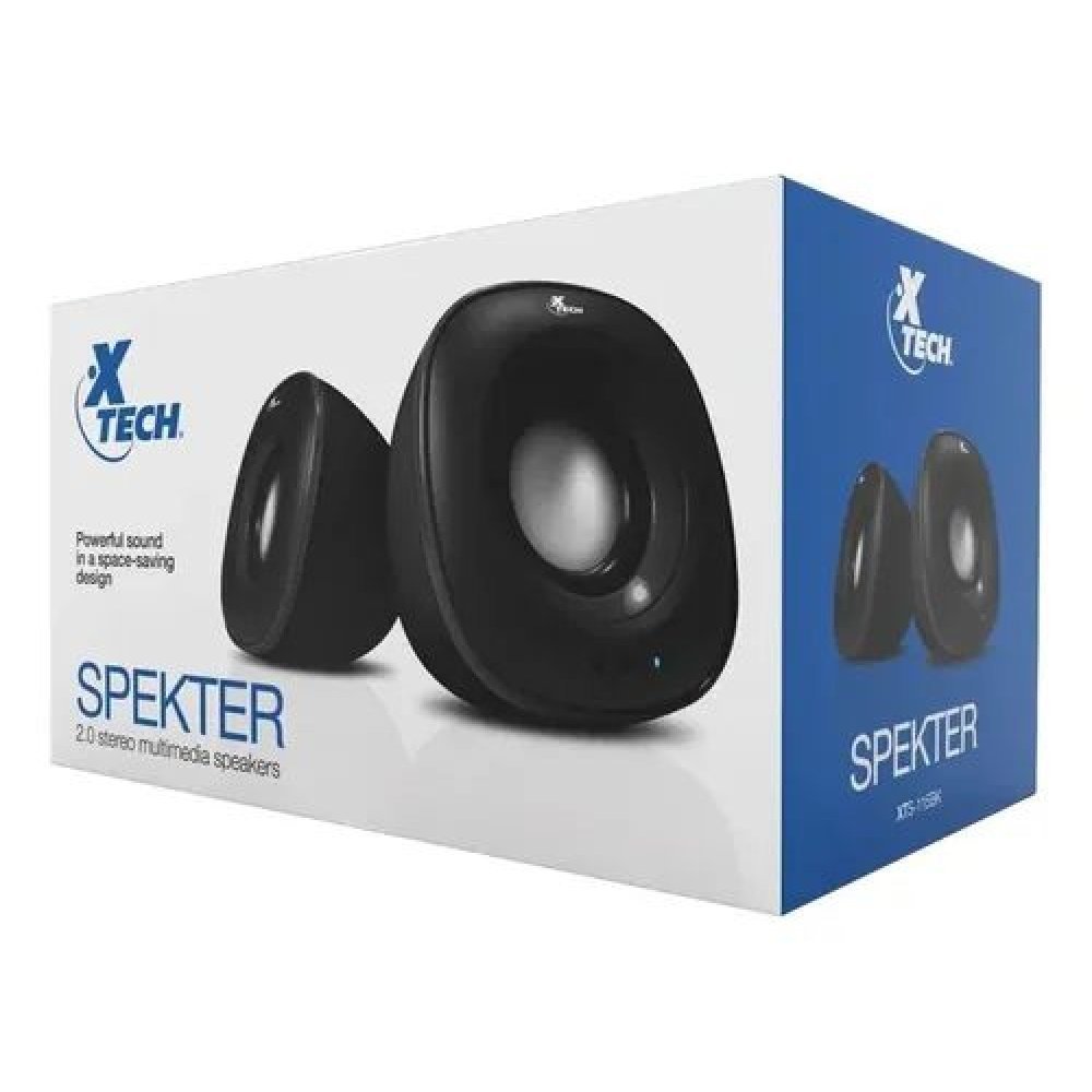 Altavoces Xtech de 2,0 canales y 6 W con cable XTS-115BK - Imagen 4