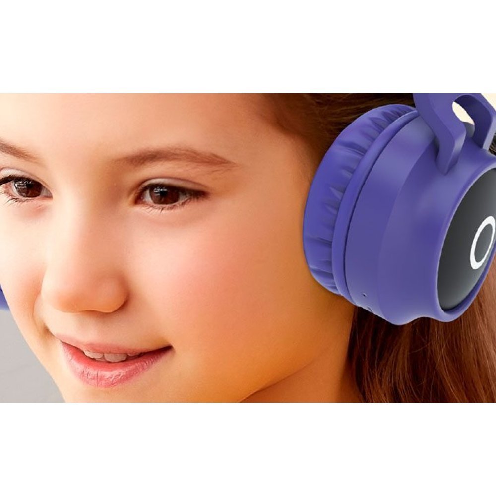 Xtech - XTH-650 - Headphones with microphone - Para Cellular phone / Para Computer / Para Home audio / Para Portable electronics / Para Tablet - Wireless - BT-Hera LED Lights