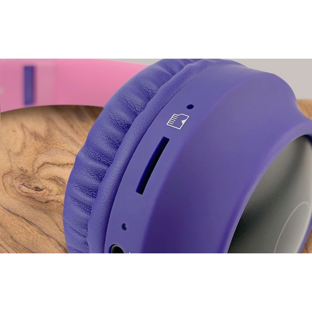 Xtech - XTH-650 - Headphones with microphone - Para Cellular phone / Para Computer / Para Home audio / Para Portable electronics / Para Tablet - Wireless - BT-Hera LED Lights - Imagen 4