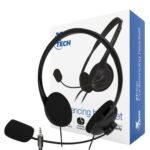 Xtech XTH-230 - Auricular - en oreja - cableado - conector de 3,5 mm - negro