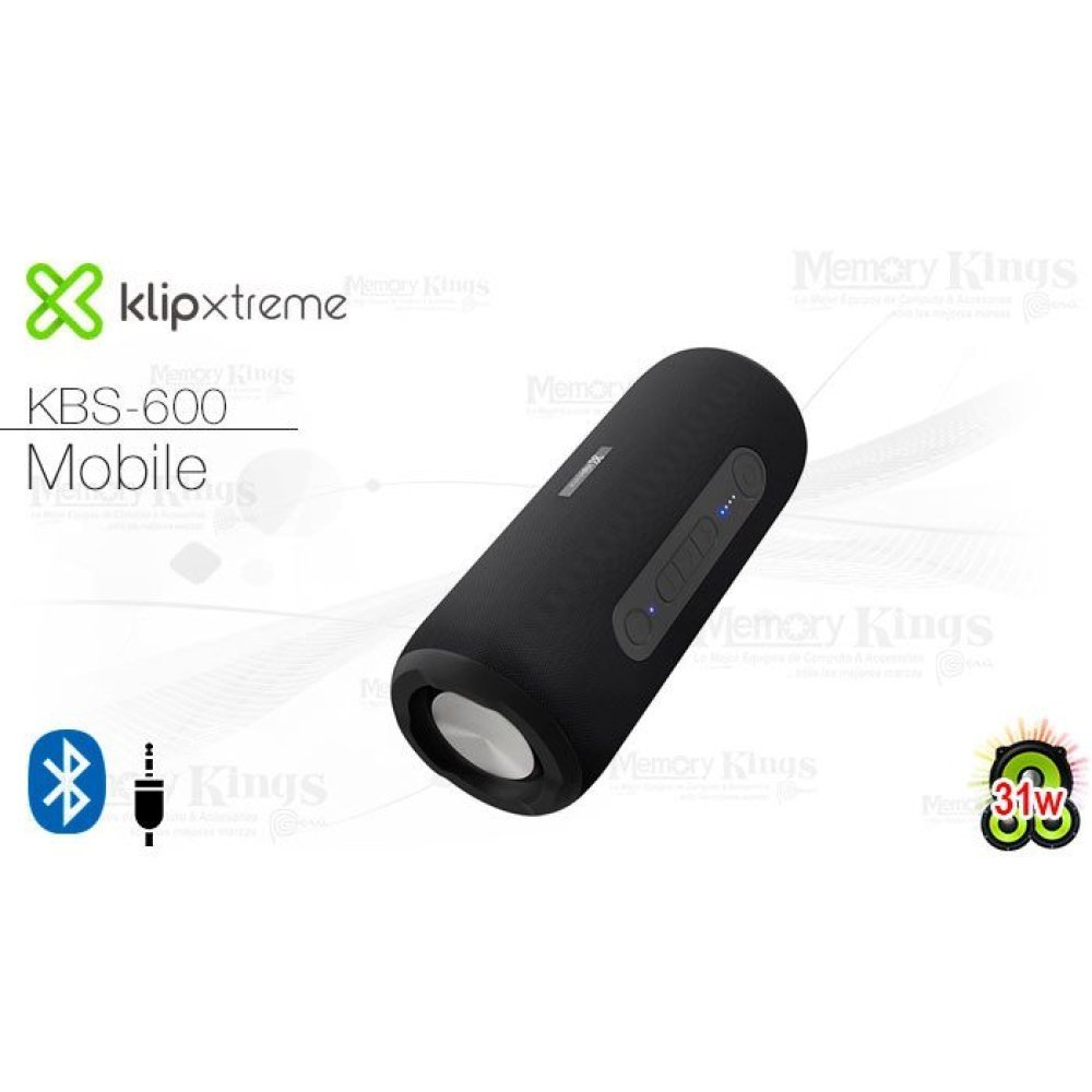 Klip Xtreme KBS-600 - Altavoz - Negro - 31W - IPX7 - TWS - Imagen 2