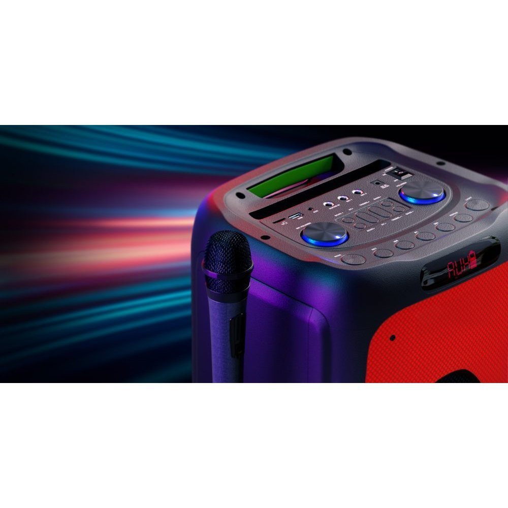 Klip Xtreme KLS-662 - Altavoz - Negro - 8inch - Portable - Luces Led flameantes - Portable - Imagen 3