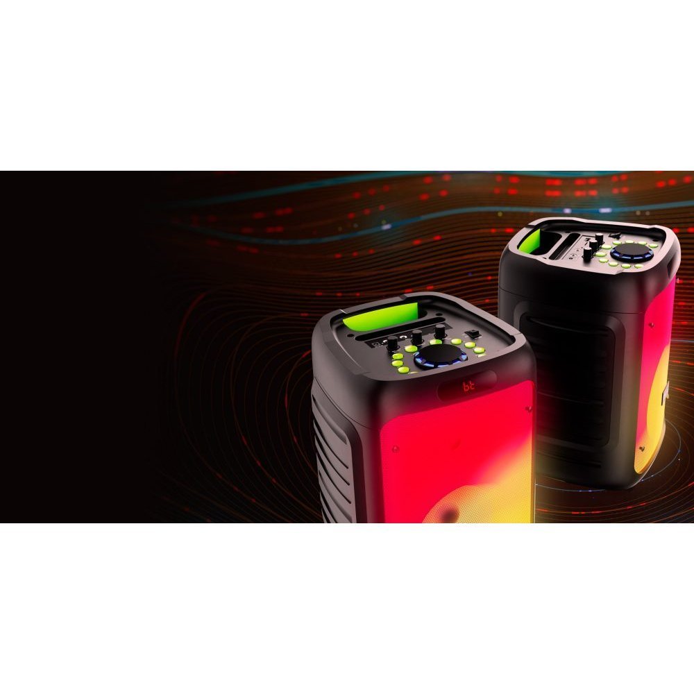 Klip Xtreme KLS-652 - Speaker system - Black - portable 8" - Imagen 3