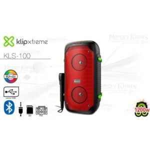 Klip Xtreme KLS-100 - Speaker system - Black - portable 2x4"