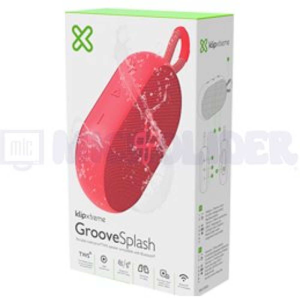 Klip Xtreme KBS-030RD - Speaker - Bright red - TWS - 12Hrs -IPX7 - Imagen 4