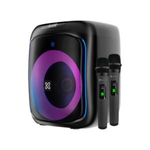 Klip Xtreme - Speaker system - Black - KLS-655-2M Two wireless mic