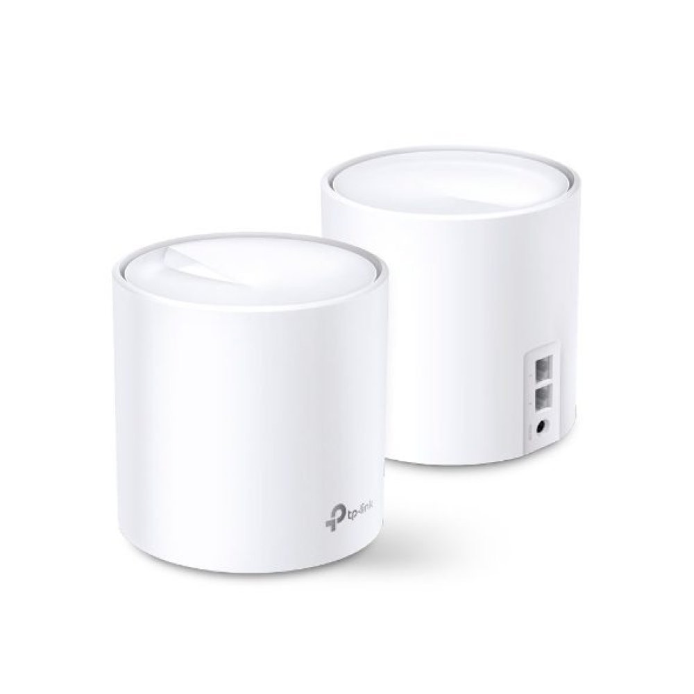 TP-LINK Deco X20 V2 - Sistema Wi-Fi - (2 enrutadores) - hasta 370 m² - malla 1GbE - Wi-Fi 6 - Doble banda