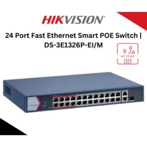 Hikvision - Switch - 24 Port Fast Ethernet Smart PO