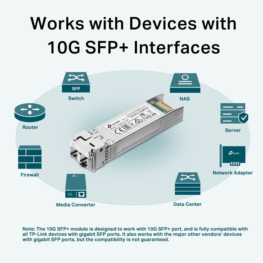 TP-Link - Network adapter - Omada 10GBase-SR SFP+ LC Trans - Imagen 5