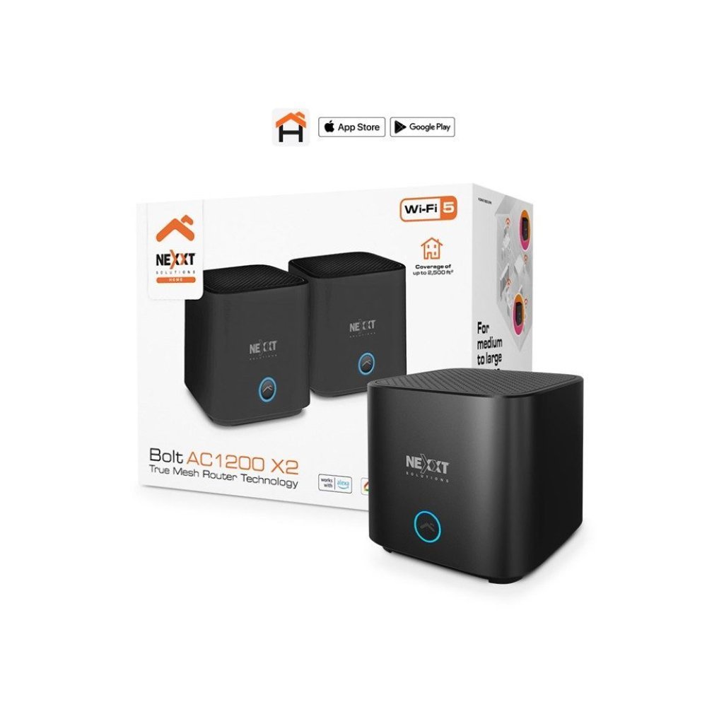 Nexxt Solutions Home - Wireless router - Wireless - 802.11a/b/g/n/ac - Desktop - 2 pack - Imagen 4