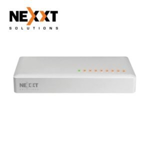 Nexxt Infrastructure - Switch - Gigabit Ethernet - 8 x 10/100/1000 - 1 Gigabit Ethernet - Essential Naxos 801-G 110/220V