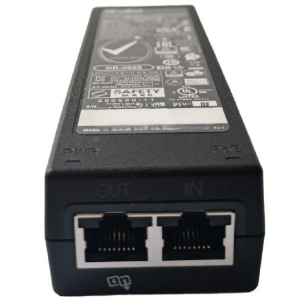 HPE Aruba AP-POE-ATSR 1-Port Smart Rate midspan - Inyector de corriente - 30 vatios - para HPE Aruba AP-303, 304, 305, 503, 504, 505, 518, 575, 577; Instant IAP-304, 305, 324, 325
