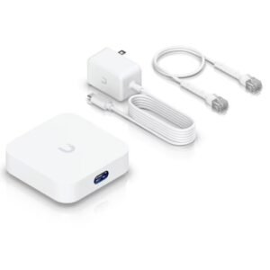Ubiquiti UniFi - Router - Inalámbrico - Material de la carcasa: Policarbonato - Interfaz de gestión: Ethernet Bluetooth - Interfaz de red LAN: (1) puerto GbE RJ45 - WAN: (1) puerto GbE RJ45 - Método de alimentación: USB tipo C (5 V CC/3A) - MIMO: 2,4 GHz/