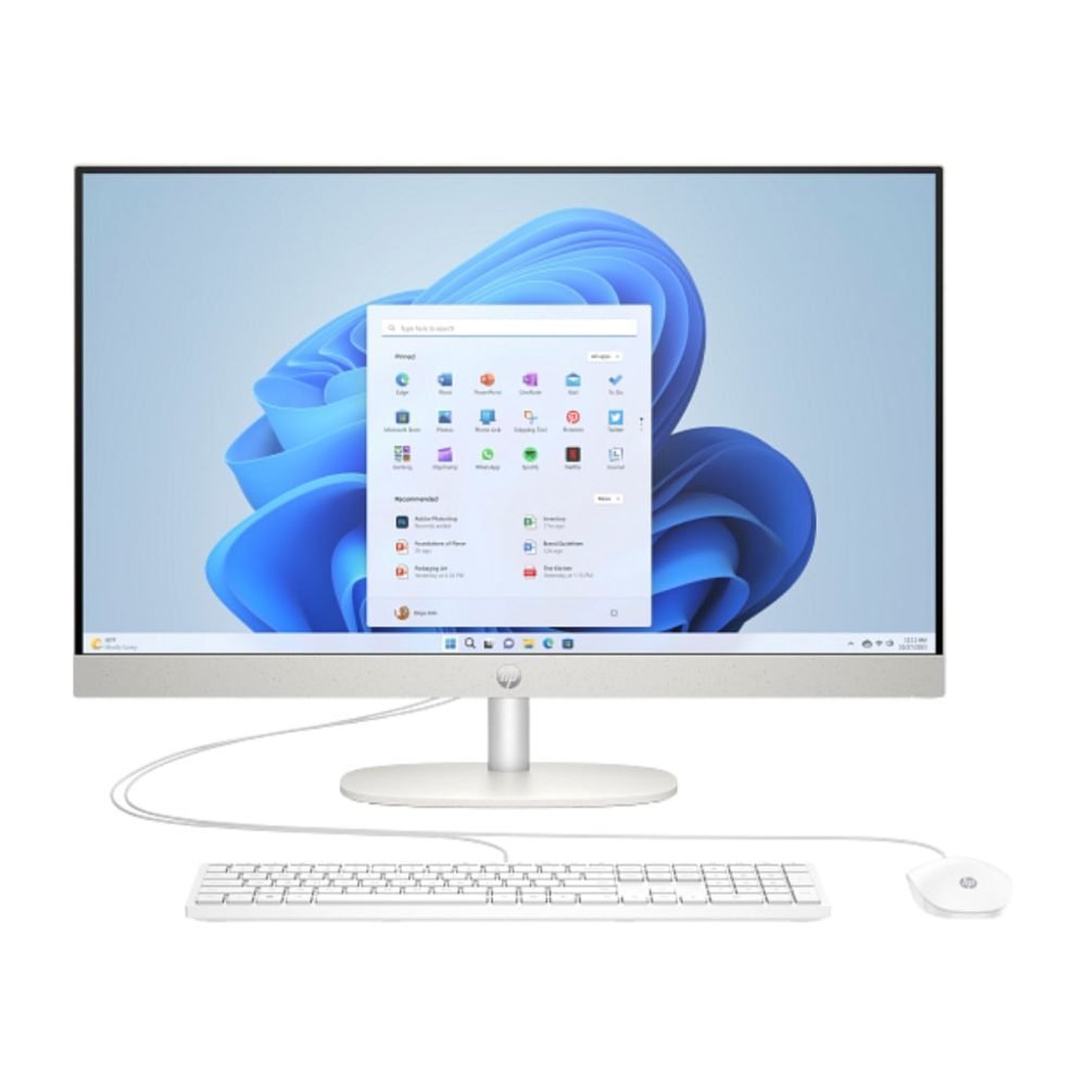 HP 27-cr0278la - All-in-one - AMD Ryzen 7 7730U / 4.5 GHz - DDR5 SDRAM - 1 TB HDD - 27" - UMA - Windows 11 Home - White - Imagen 2