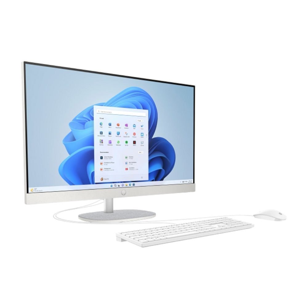 HP 27-cr0278la - All-in-one - AMD Ryzen 7 7730U / 4.5 GHz - DDR5 SDRAM - 1 TB HDD - 27" - UMA - Windows 11 Home - White - Imagen 4