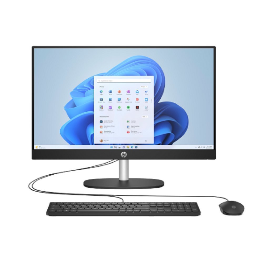 HP 24-cr0233la - All-in-one - AMD Ryzen 3 7320U / 4.1 GHz - LPDDR5 SDRAM - 512 GB HDD - 23.8" - UMA Graphics - Windows 11 Home - Spanish