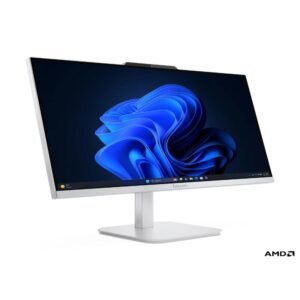Lenovo - All-in-one - Intel Ryzen 5 40 / 4.3 GHz - LPDDR5 SDRAM - 23.8" - AMD Radeon 610M - Windows 11 Home - Cloud Grey