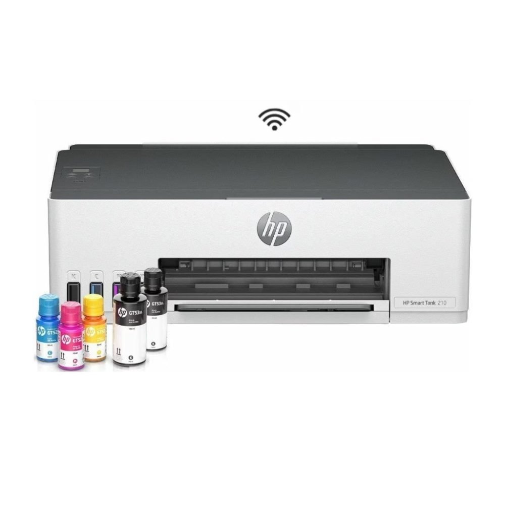HP Smart Tank 210 PR WLS 12/5PPM 110/220V EN SP - Wifi - Continuous Ink - Smart App Duplex - Thermal Inkjet