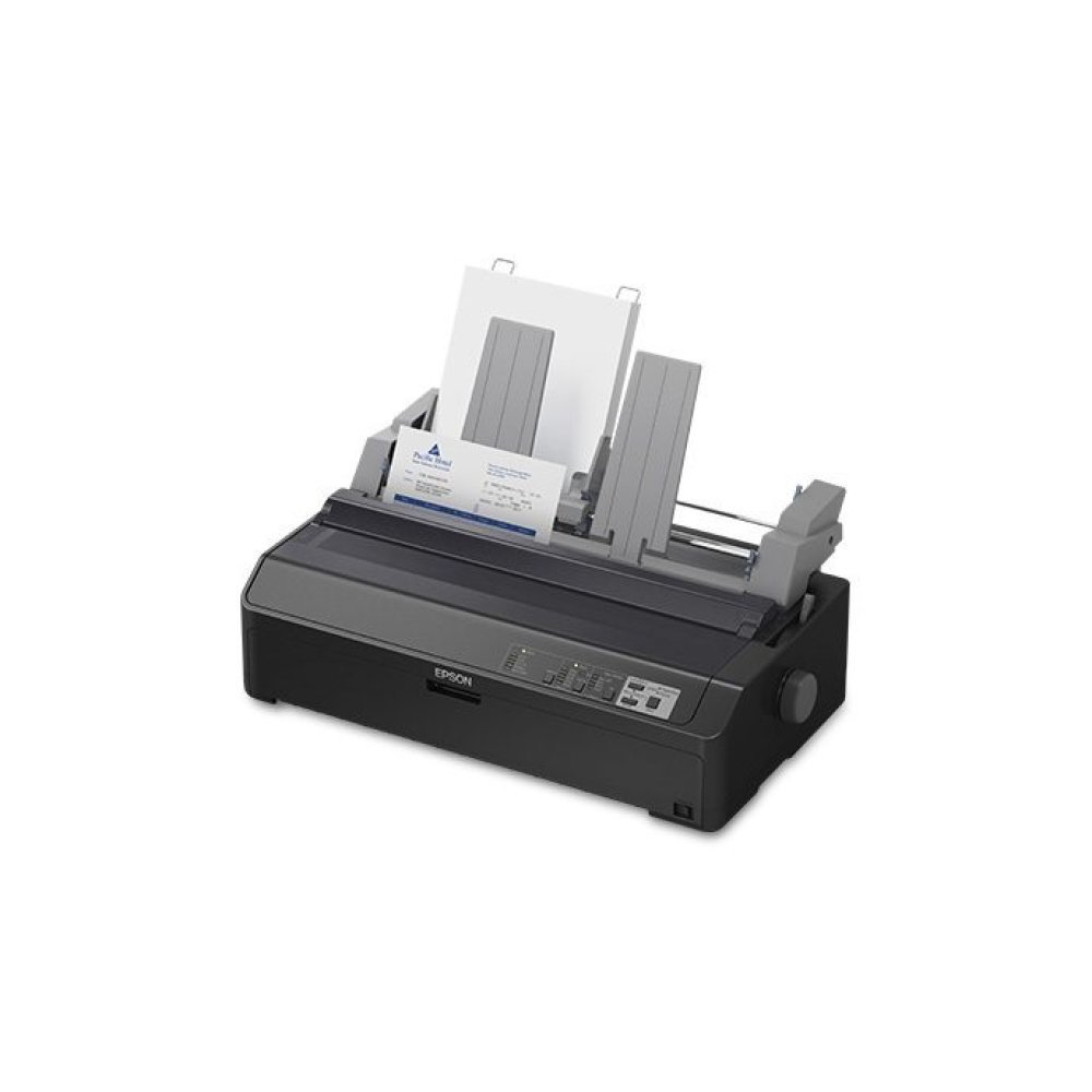 Epson FX 2190II - Impresora - B/N - matriz de puntos - Rollo (21,6 cm), 406,4 mm (anchura), 420 x 364 mm - 240 x 144 ppp - 9 espiga - hasta 738 caracteres/segundo - paralelo, USB 2.0