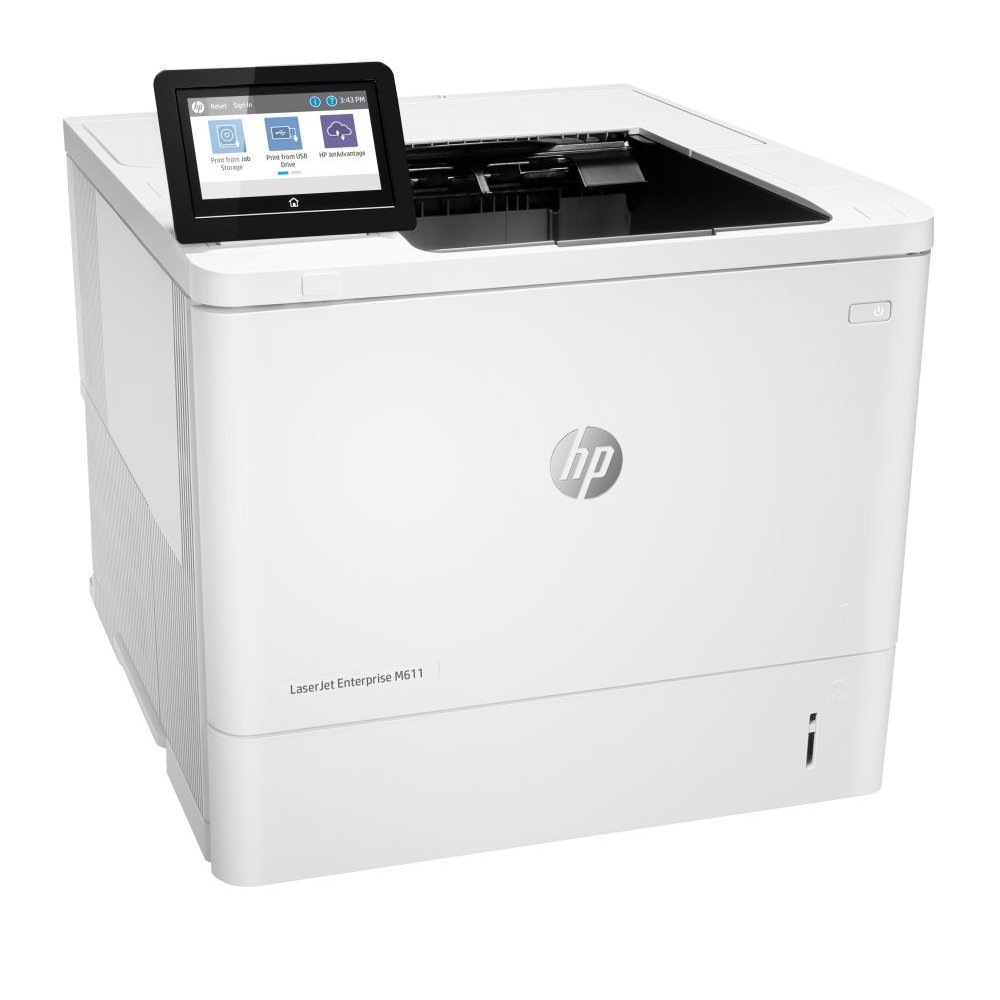 HP LaserJet Enterprise M611dn - Impresora - B/N - a dos caras - laser - A4/Legal - 1200 x 1200 ppp - hasta 65 ppm - capacidad: 650 hojas - USB 2.0, Gigabit LAN, host USB 2.0 - Imagen 2