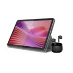 Lenovo Tab - 10.1" - WUXGA (1920x1200) - WIFI Android 14 or Later - MediaTek Helio G85 - 4GB Soldered LPDDR4x - 28GB eMMC 5.1 - Luna Grey + + Folio Case + Stereo Earbuds