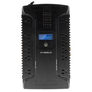 Forza HT Series HT-1000LCD - UPS - CA 120 V - 600 vatios - 1000 VA 9 Ah - conectores de salida: 12