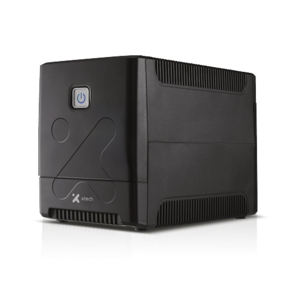Xtech - Battery backup - Line interactive - 375 Watt - 750 VA - AC 110/120 V - 8 outlets XTP-751