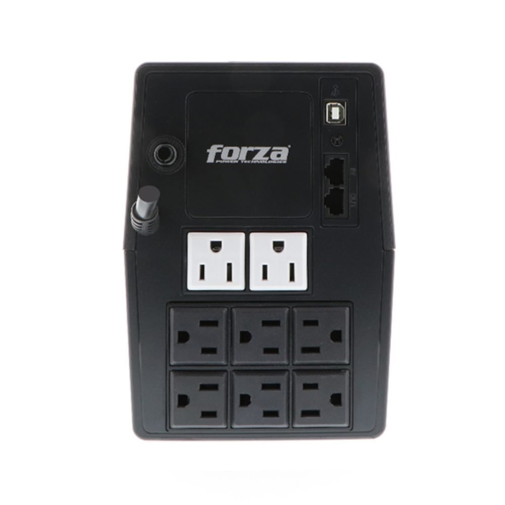 Forza SL Series SL-1011UL - UPS - CA 110/120 V - 600 vatios - 1000 VA - AC 120 V - USB - conectores de salida: 8 - 1100J - Imagen 2