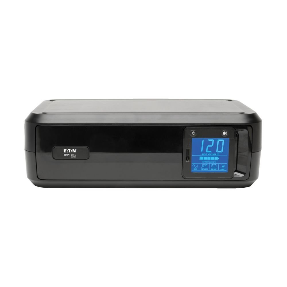 Eaton Tripp Lite Series UPS Smart 1000VA 500W Back Up Tower LCD AVR 120V USB Coax RJ45 - UPS - CA 120 V - 500 vatios - 1000 VA - conectores de salida: 8 - negro - Imagen 2