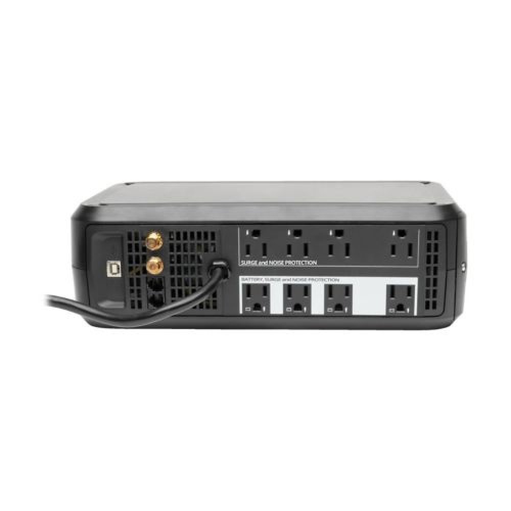 Eaton Tripp Lite Series UPS Smart 1000VA 500W Back Up Tower LCD AVR 120V USB Coax RJ45 - UPS - CA 120 V - 500 vatios - 1000 VA - conectores de salida: 8 - negro - Imagen 5