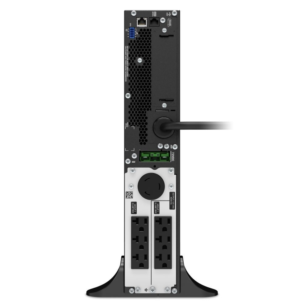 APC Smart-UPS SRT 2200VA - UPS - CA 120 V - 1800 vatios - 2200 VA - RS-232, USB - conectores de salida: 7 - negro - Imagen 4