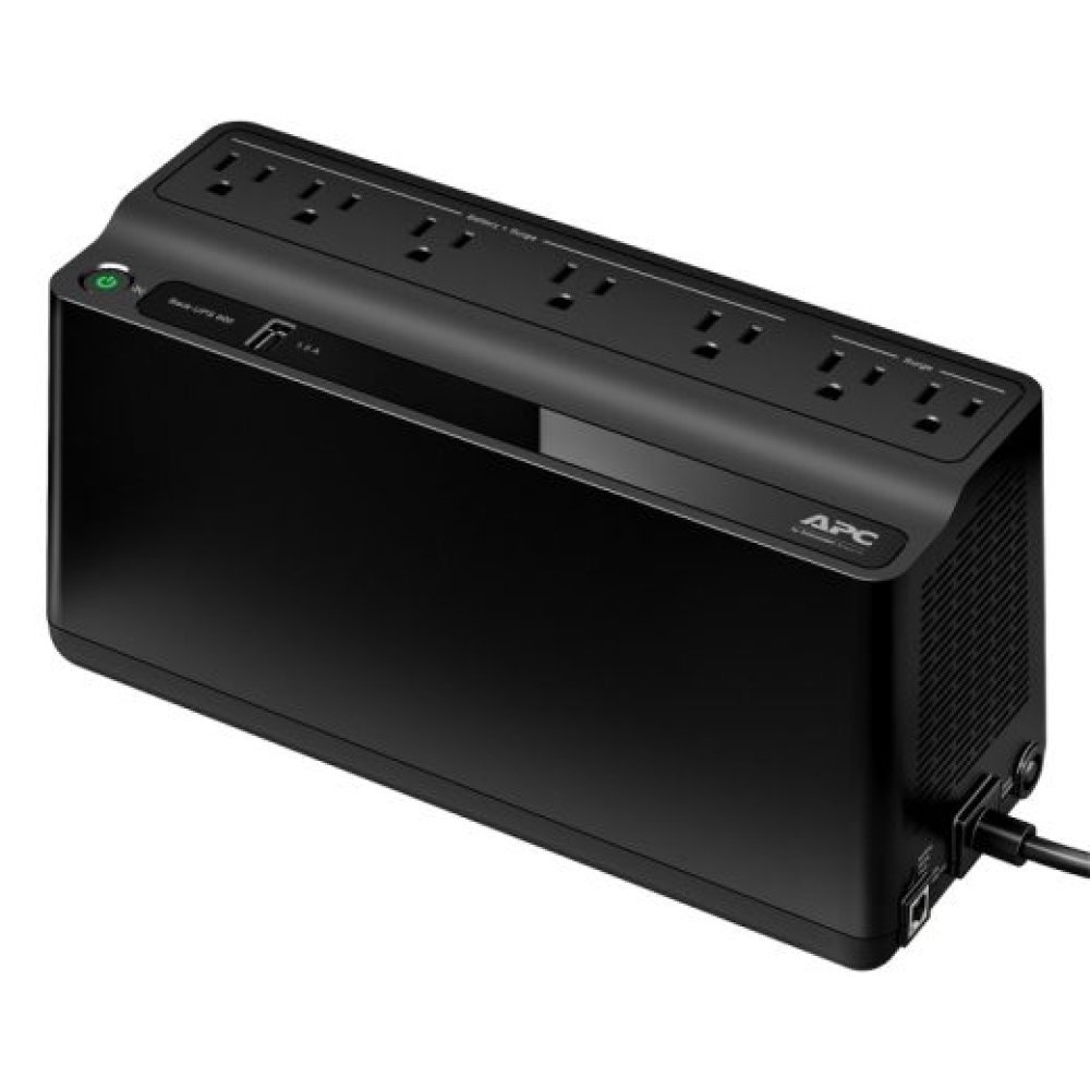 APC Back-UPS BE600M1-LM - UPS - CA 120 V - 330 vatios - 600 VA - USB - conectores de salida: 7 - Imagen 2