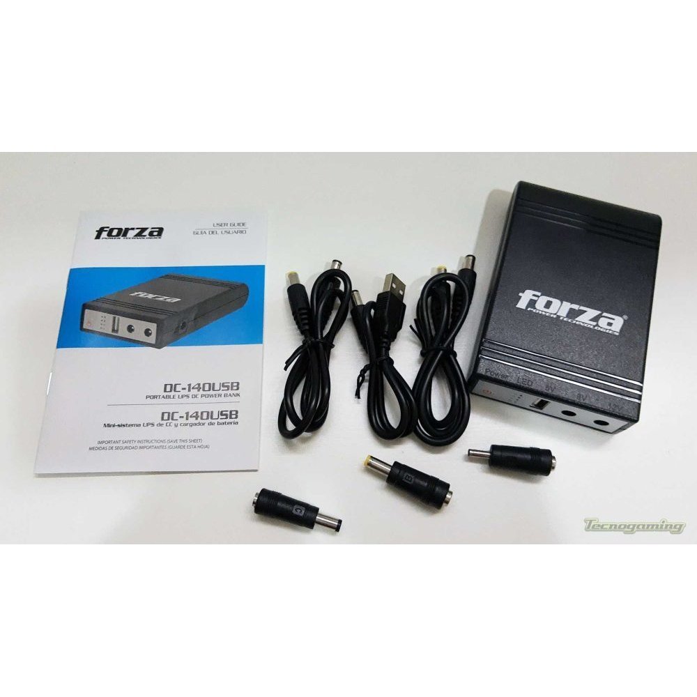 Forza - Battery backup - DC - 24 Watt - AC 100-120/200-240 V - 5/9/12V Output - Imagen 4