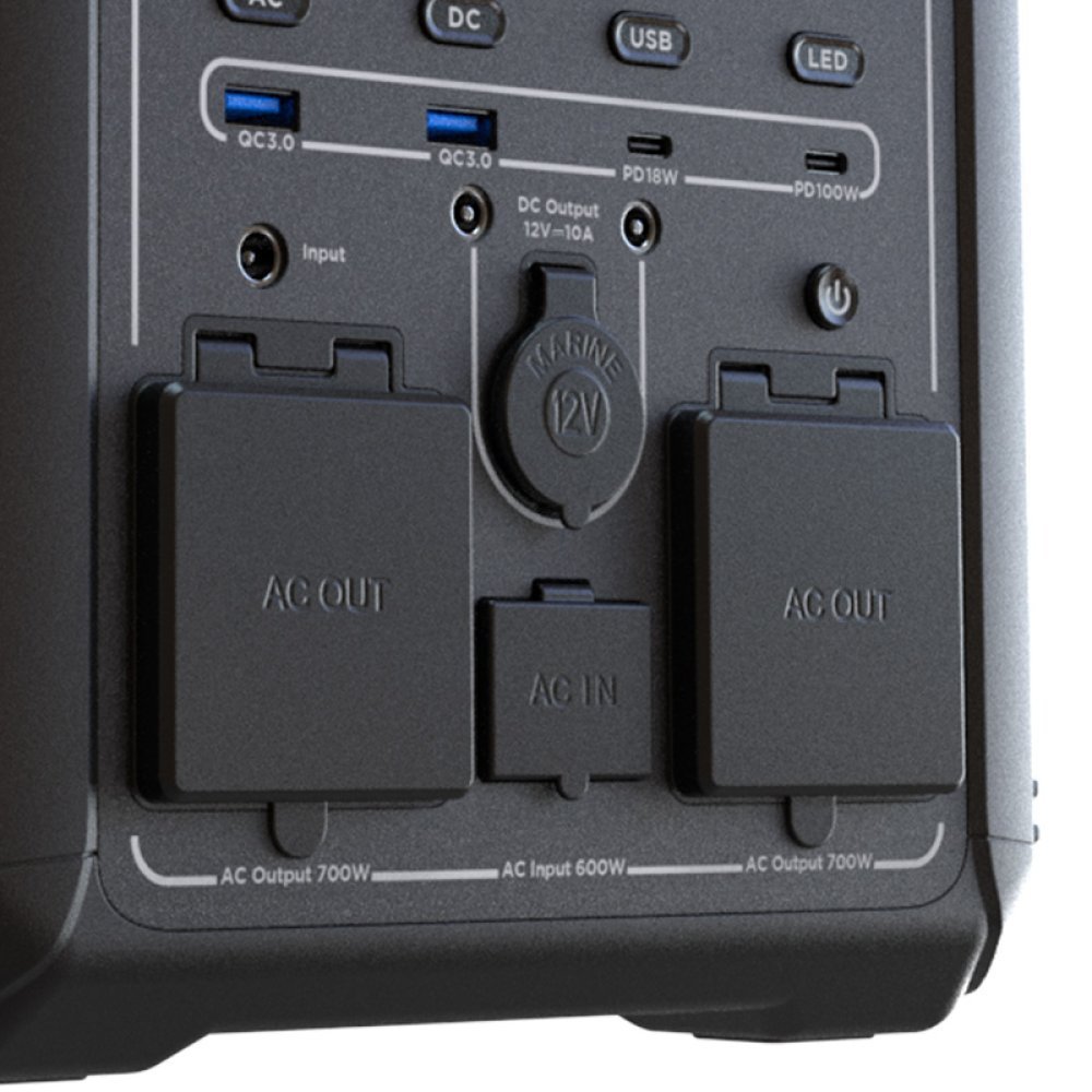 Forza Titan Series - Battery backup - 700 Watt - AC 110/120 V - 2AC/8DC 3.75VÂ LiMnFePO4 - Imagen 2