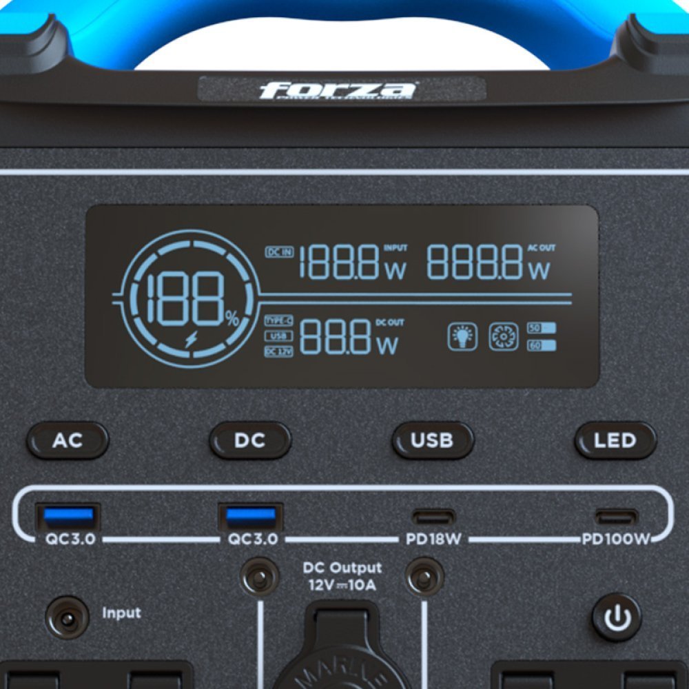 Forza Titan Series - Battery backup - 700 Watt - AC 110/120 V - 2AC/8DC 3.75VÂ LiMnFePO4 - Imagen 3