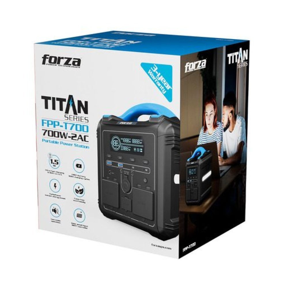 Forza Titan Series - Battery backup - 700 Watt - AC 110/120 V - 2AC/8DC 3.75VÂ LiMnFePO4 - Imagen 6