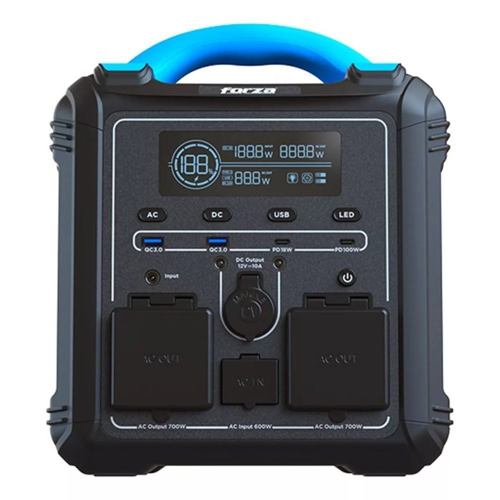 Forza Titan Series - Battery backup - 1200 Watt - AC 110/120 V - 3AC/8DC 3.75V LiMnFePO4 - Imagen 3