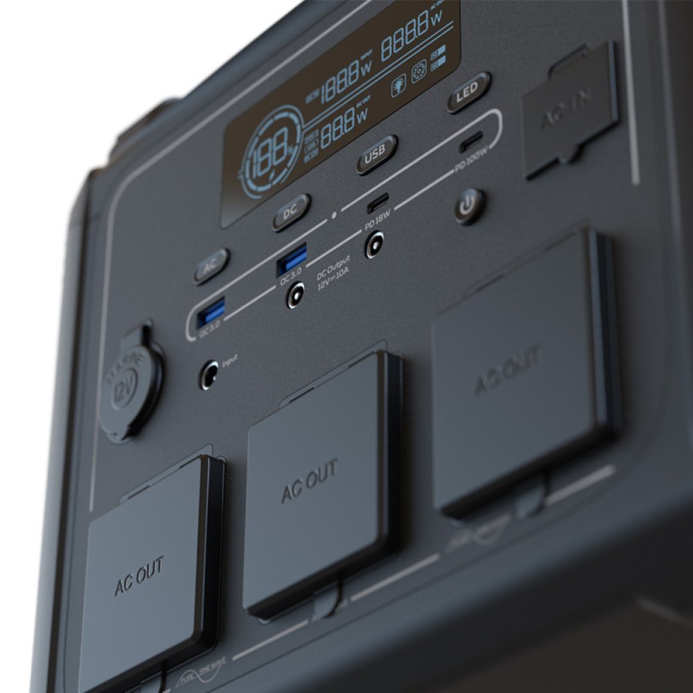 Forza Titan Series - Battery backup - 1200 Watt - AC 110/120 V - 3AC/8DC 3.75V LiMnFePO4 - Imagen 8