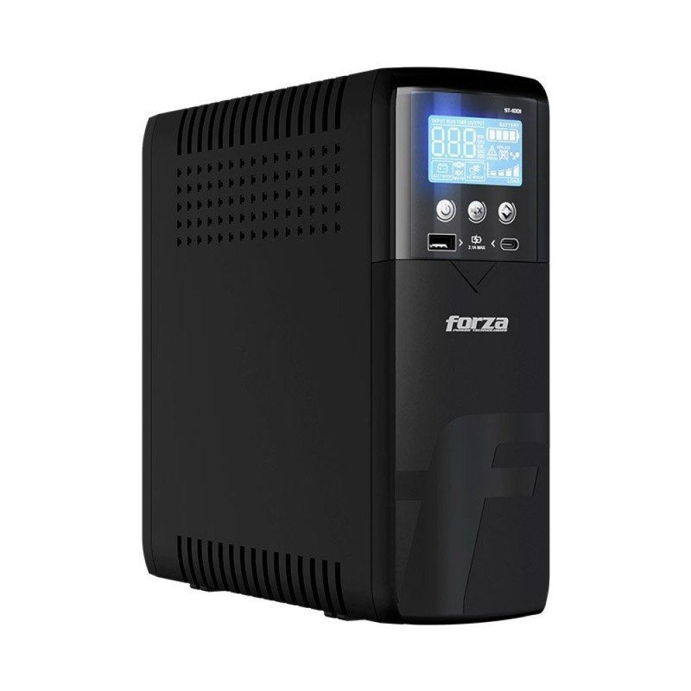 Forza - UPS - Line interactive - 600 Watt - 1000 VA - AC 110/120 V - 10-NEMA USB 1A/1C - Imagen 3