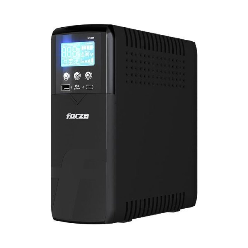 Forza - UPS - Line interactive - 600 Watt - 1000 VA - AC 110/120 V - 10-NEMA USB 1A/1C - Imagen 4