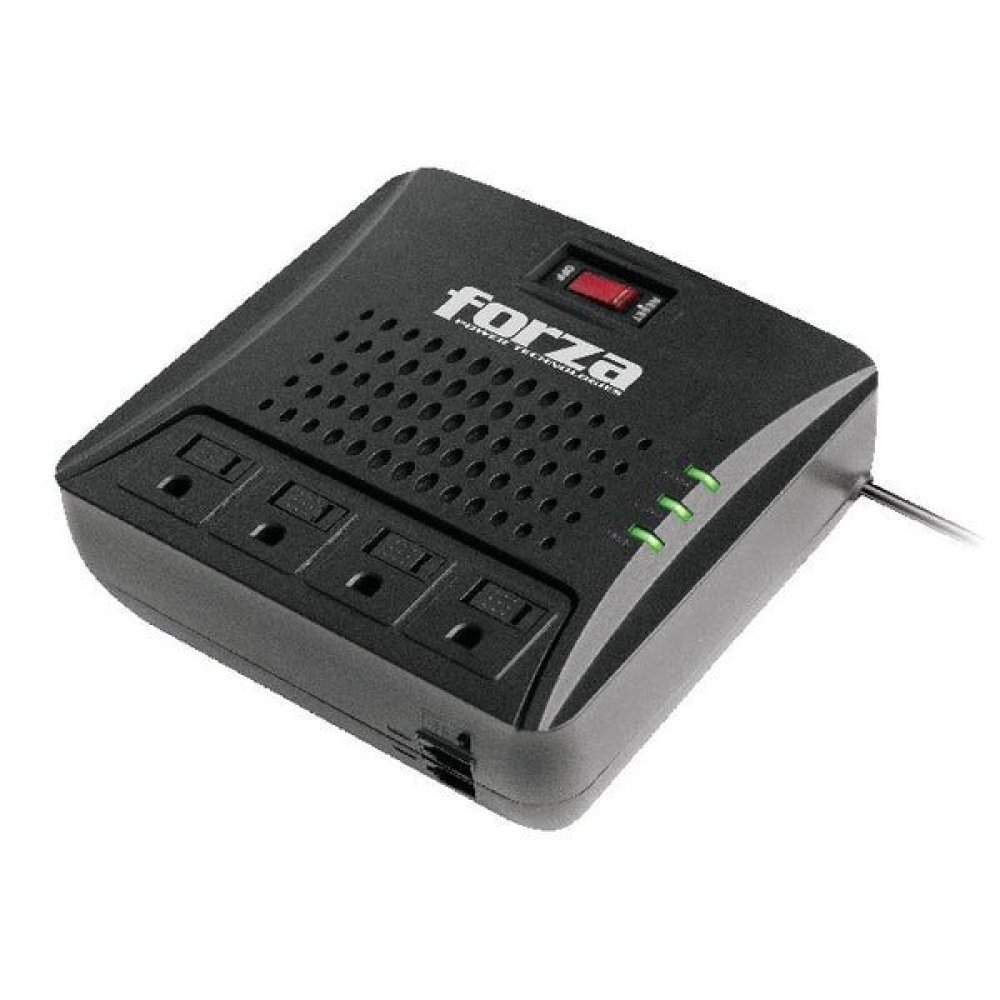 Forza FVR Series FVR-3001 - Regulador automático de voltaje - CA 110/120 V - 1500 vatios - 3000 VA - conectores de salida: 4