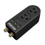 Forza Power Technologies - Automatic voltage regulator - Forza Voltage Protector FVP-0200C Coaxial 2 Out 110V US Plug