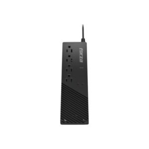 Forza FVR Series FVR-1011 - Regulador automático de voltaje (montaje en pared) - CA 115 V - 500 vatios - 1000 VA - conectores de salida: 4 - negro