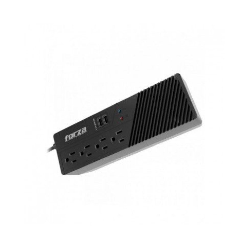 Forza FVR Series FVR-1011USB - Regulador automático de voltaje - CA 115 V - 500 vatios - 1000 VA - conectores de salida: 4 - negro - Imagen 10
