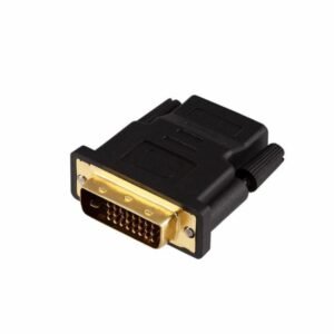 Adaptador de pantalla, 19 pines para monitor de PC DVI-D macho 24+1 pines a HDMI hembra