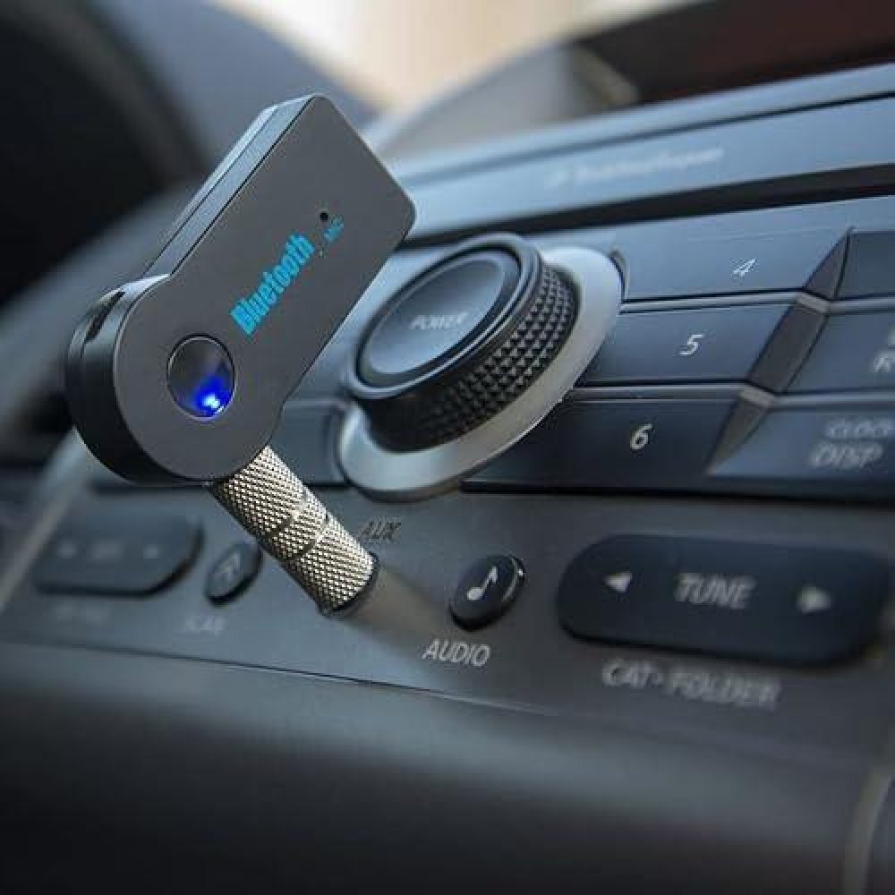 Kit receptor de música Bluetooth inalámbrico 3.5 mm AUX Audio Stereo para hogar y automóvil - Imagen 2