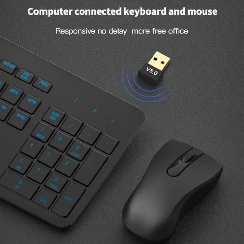 Combo Inalámbrico Teclado y mouse en Español Negro-MK235 - Imagen 2