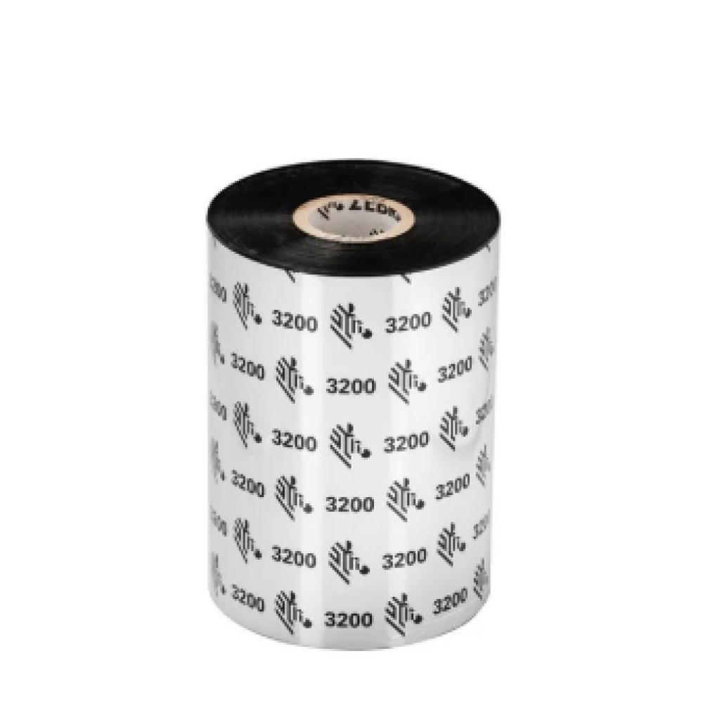 Zebra 3200 Wax/Resin - Paquete de 6 (110mm x 450m) - Cinta Térmica Negra - Imagen 2