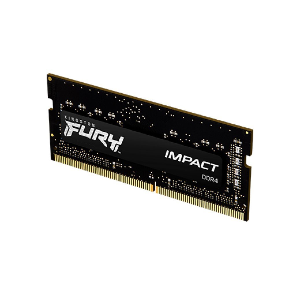 Kingston FURY Impact - DDR4 - módulo - 8 GB - SO-DIMM de 260 contactos - 3200 MHz / PC4-25600 - CL20 - 1.2 V - sin búfer - no ECC - negro - Imagen 2