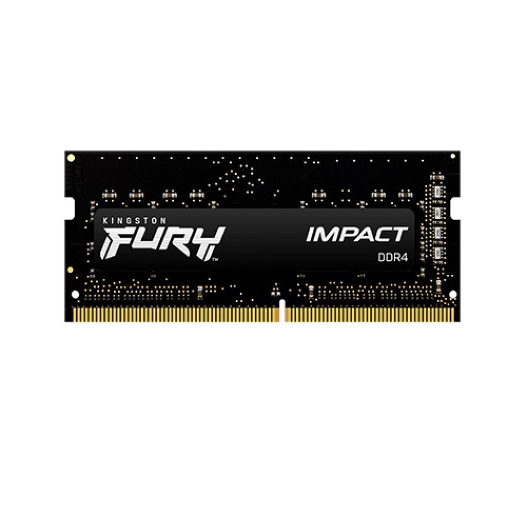 Kingston FURY Impact - DDR4 - módulo - 8 GB - SO-DIMM de 260 contactos - 3200 MHz / PC4-25600 - CL20 - 1.2 V - sin búfer - no ECC - negro - Imagen 3